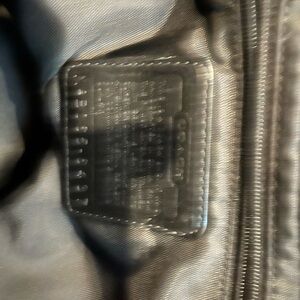 Coach Black Leather Interior